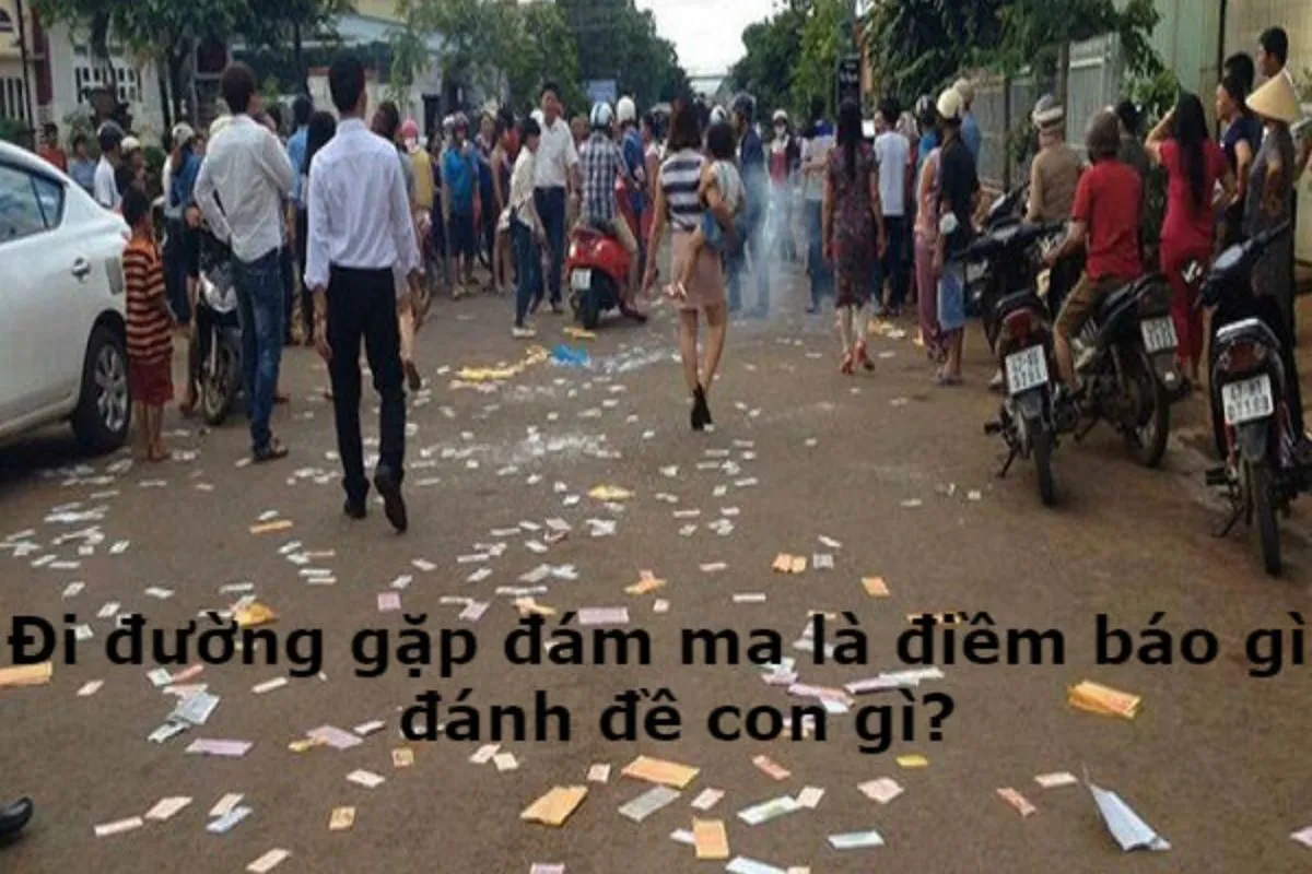 đi trên đường gặp đám cưới đặt cược con gì