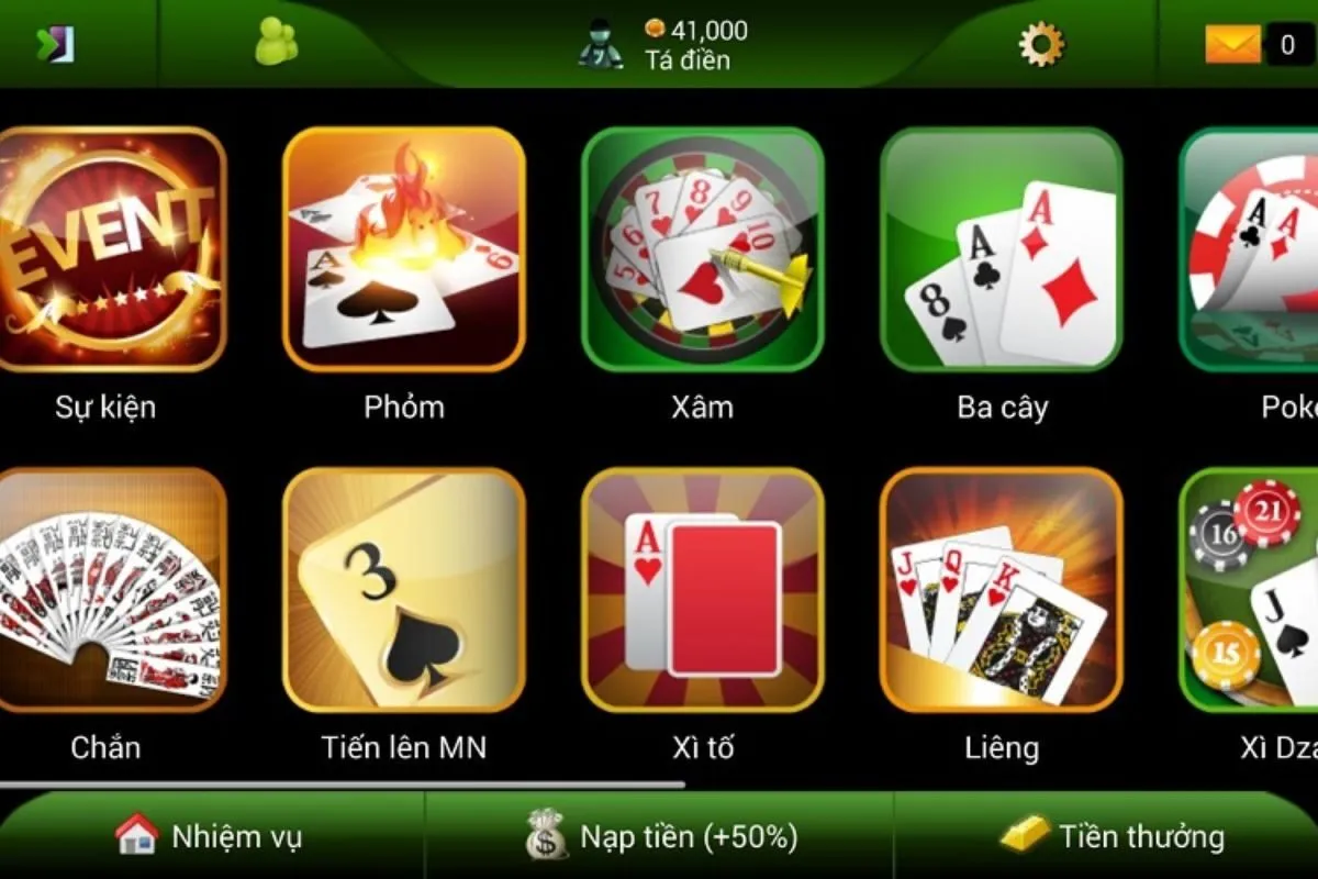 nhóm bạn 6 người nên lựa chọn chơi game bài nào